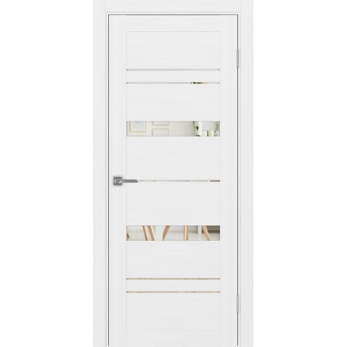 Турин 562.12, цвет белый лёд, заполнение Зеркало, размер 200*80 см.