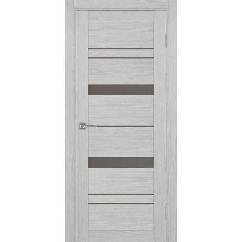 Межкомнатная дверь Турин 562.12, цвет Дуб Серый FL стекло Бронза матовое, размер 80*200 см.