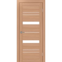 Турин 562.12, цвет ясень тёмный, стекло LACбелый, размер 80*200 см.
