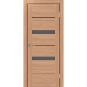 Турин 562.12, цвет ясень тёмный, стекло Графит матовое, размер 80*200 см.