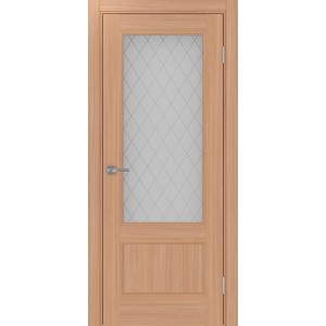 Турин Neo 540ПФ.21, цвет ясень тёмный Кристалл бесцветное, размер 80*200 см.
