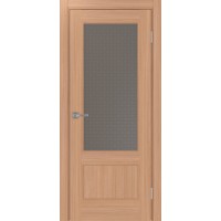 Турин Neo 540ПФ.21, цвет ясень тёмный, стекло Пунта бронзовое, размер 80*200 см.