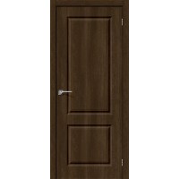 Межкомнатная дверь Винил Скинни-12 Dark Barnwood