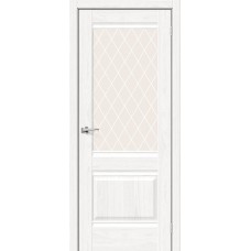 Межкомнатная дверь Эко-Шпон Прима-3 White Dreamline