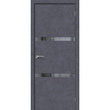 Межкомнатная дверь Эко-Шпон Порта-55 4AF Graphite Art