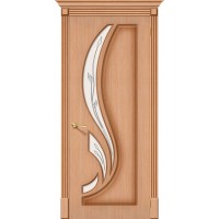 Межкомнатная дверь Шпон Лилия Ф-01 (Дуб)
