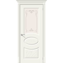 Межкомнатная дверь Эмаль Скинни-21 Аrt Whitey