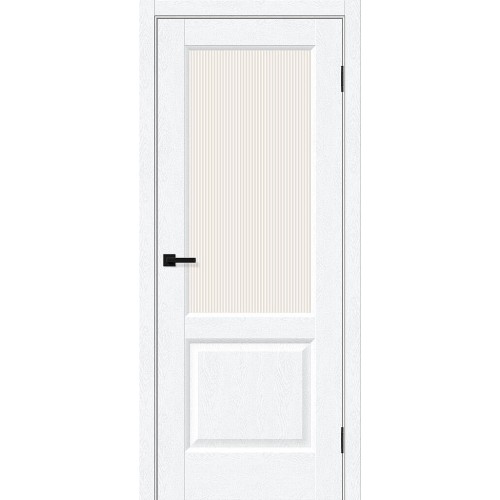 Неоклассик-33 цвет White Silkwood, стекло Magic Moru, размер 200*80 см.