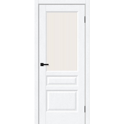 Неоклассик-35 цвет White Silkwood, стекло Magic Moru, размер 200*80 см.