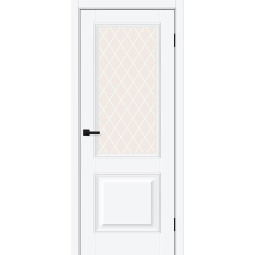 Классик-13 цвет White Silk, стекло White Сrystal, размер 200*80 см.