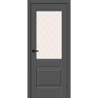 Прима-3 цвет Stormy Silk, стекло White Сrystal, покрытие ПЭТ, размер 200*80 см.