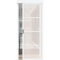 Твигги-11.3 цвет White Silk, стекло Magic Fog, покрытие ПЭТ, размер 200*35 см.