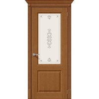 Статус-13 цвет Ф-11 (Орех), стекло Худ., покрытие Шпон, размер 200*80 см.