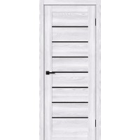 Браво-22 цвет Riviera Ice, стекло Black Shine, покрытие Эко-шпон, размер 200*80 см.