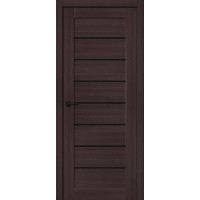 Браво-22 цвет Wenge Melinga, стекло Black Shine, покрытие Эко-шпон, размер 200*80 см.