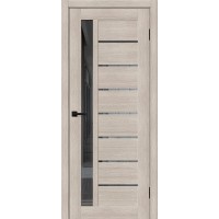 Браво-27 цвет Cappuccino Melinga, стекло Mirox Grey, покрытие Эко-шпон, размер 200*80 см.