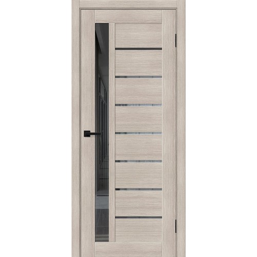 Браво-27 цвет Cappuccino Melinga, стекло Mirox Grey, покрытие Эко-шпон, размер 200*80 см.