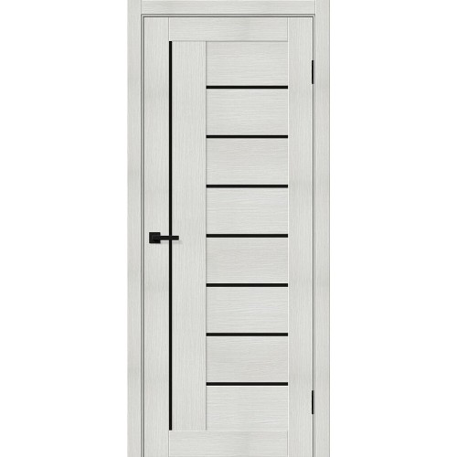 Браво-29 цвет Bianco Melinga, стекло Black Shine, покрытие Эко-шпон, размер 200*80 см.