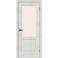 Неоклассик-33 цвет Bianco Melinga, стекло White Сrystal, покрытие Эко-шпон, размер 200*80 см.