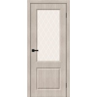 Скинни-13 цвет Cappuccino Melinga, стекло White Сrystal, покрытие Эко-шпон, размер 200*80 см.