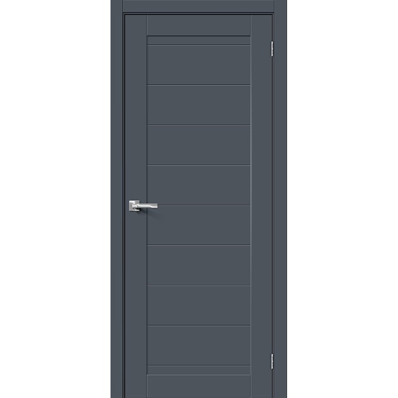 Межкомнатная дверь Браво-21 цвет Stormy Matt, покрытие Эмалит, размер 200*80 см.
