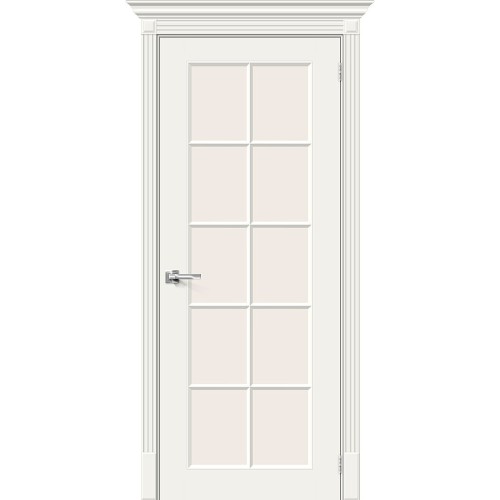 Скинни-11.1 цвет Whitey, стекло Magic Fog, покрытие Эмаль, размер 200*80 см.