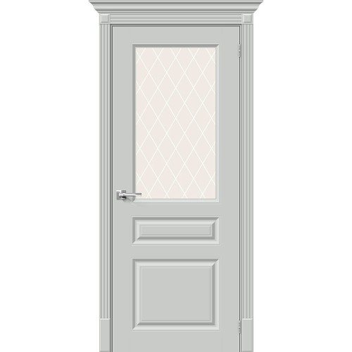 Скинни-15.1 цвет Grace, стекло White Сrystal, покрытие Эмаль, размер 200*80 см.