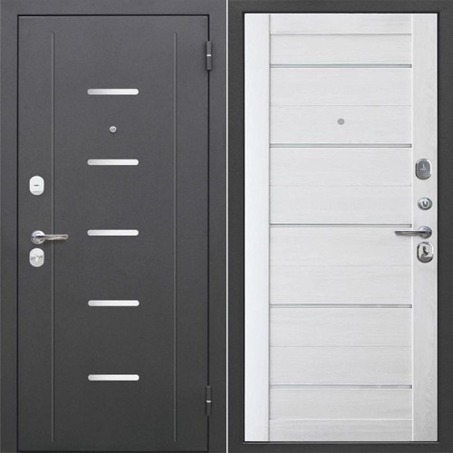 Металлическая Гарда 7,5 см. Серебро / Царга Астана милки 205*96 правая