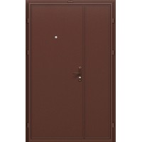 Металлическая дверь Дуо Слим Антик Медь/Антик Медь 205*125 правая