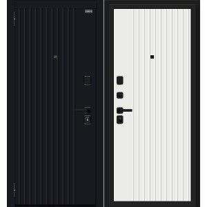 Металлическая Граффити-32/32 Total Black/Super White 205*86 левая