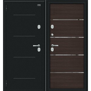 Thermo Лайн Букле черное/Wenge Veralinga 205*96 левая