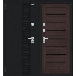 Thermo Техно Декор-2 Букле черное/Wenge Veralinga 205*96 левая