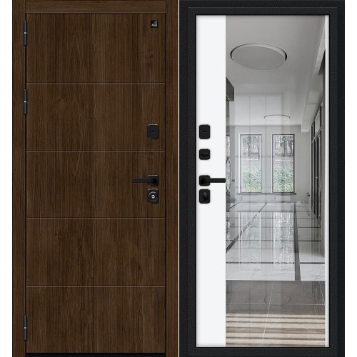 Металлическая Глори/SBlack Pecan/White Shell 205*86 левая