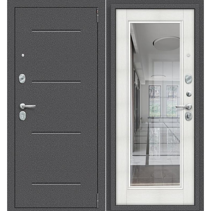 Porta S 104.П61 Антик Серебро/Bianco Veralinga